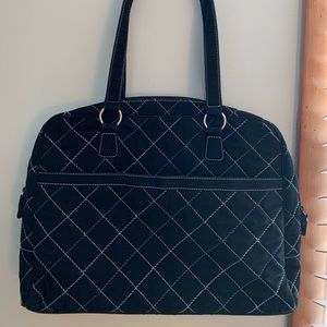 Vera Bradley Black Laptop Bag
